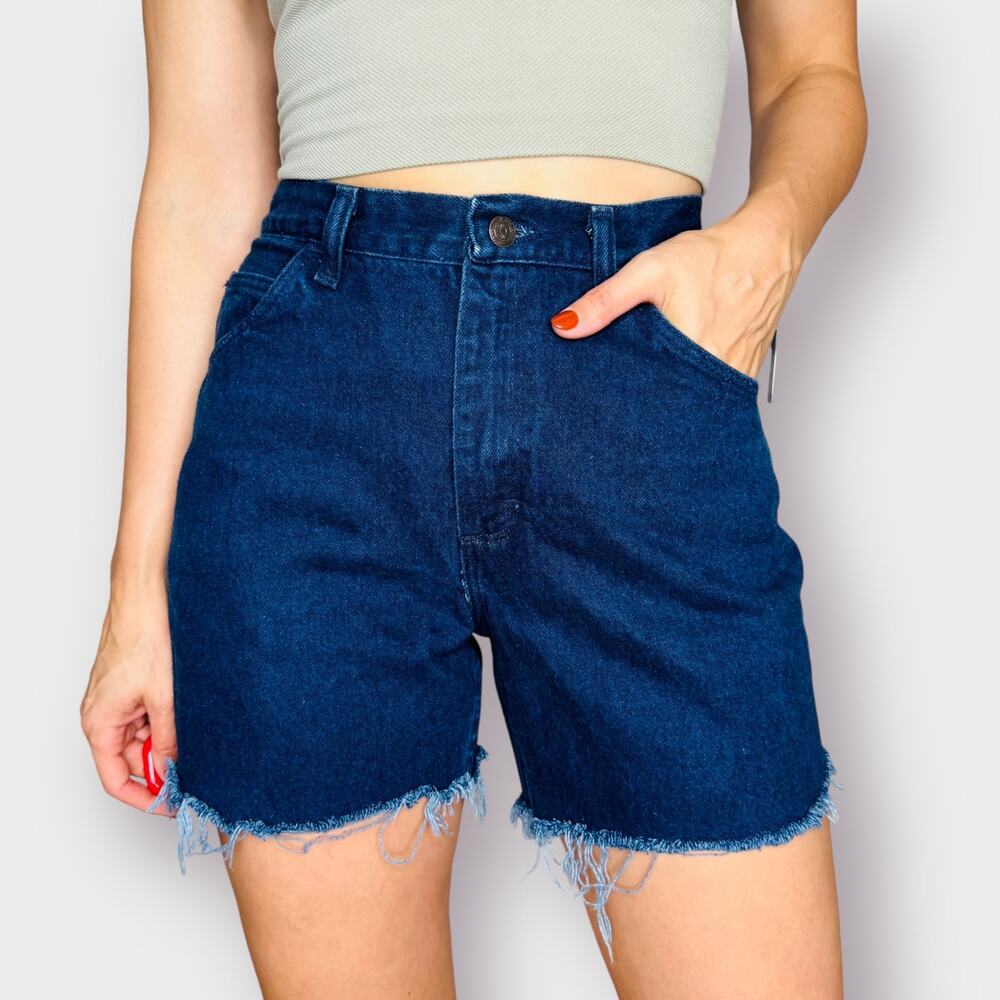 90s Gitano Darkwash Cut Off‎ Jean Shorts